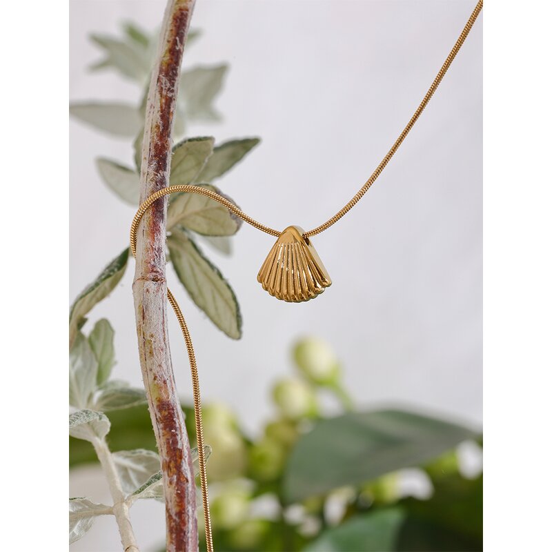 Metal Shell Pendant Necklace Supplier - JINYOU 1025 Statement Waterproof Summer