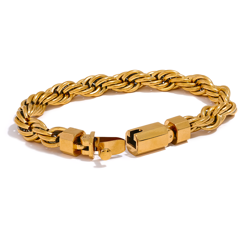 Twisted Chain Bracelet Manufacturer - JINYOU 5004 Size 22510mm 316L