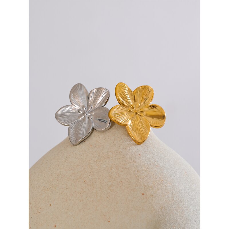 Metal Flower Brooch Supplier - JINYOU 5054 New Arrival Waterproof PVD Stainless