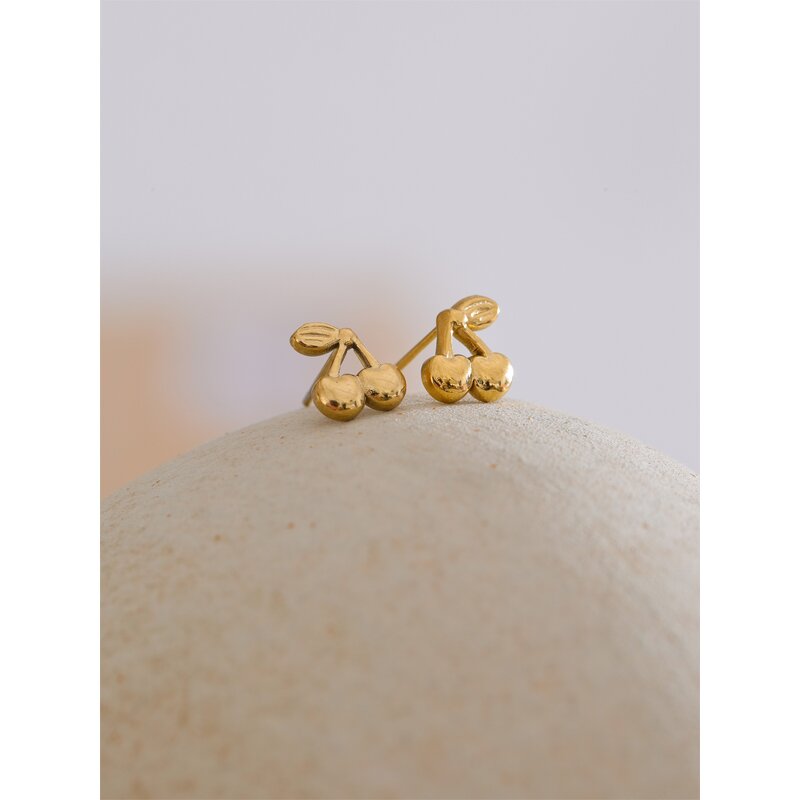 Metal Cherry Earrings Supplier - JINYOU 2322 Hot Style 316L Stainless Steel