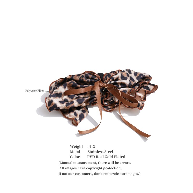 Leopard Print Hairpin Supplier - JINYOU 0025 Personalized Polyester Adjustable