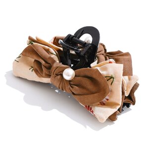 Pearl Bow Hair Clip Supplier - JINYOU 0027 Hot Selling Sweet Style Adult