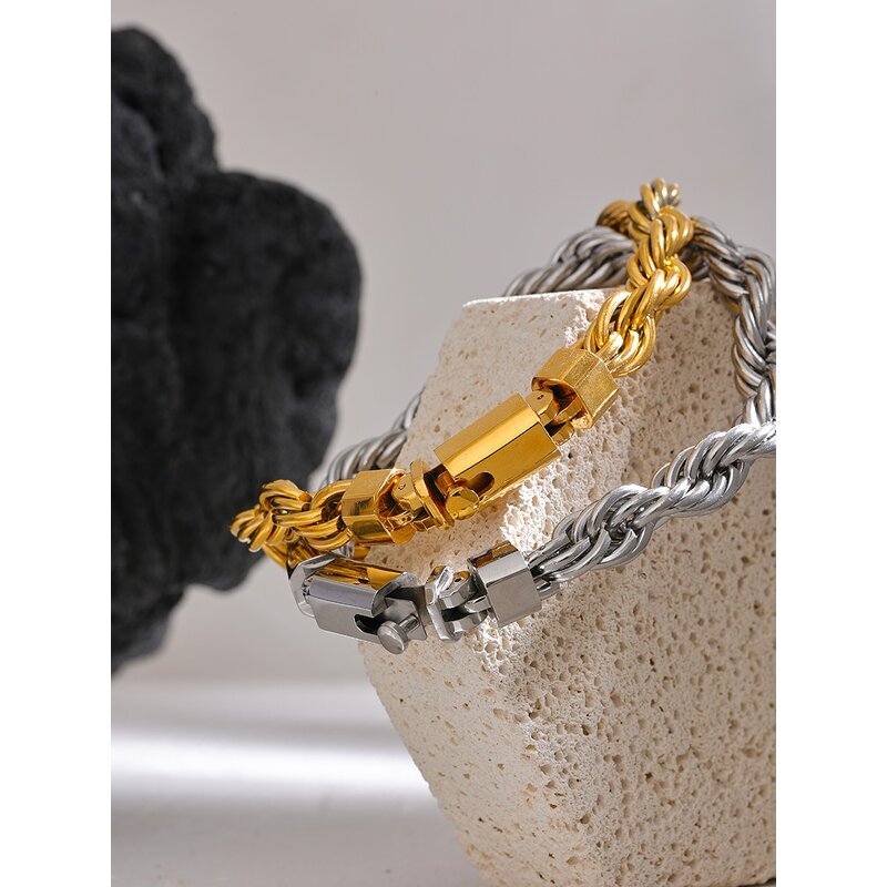 Twisted Chain Bracelet Manufacturer - JINYOU 5004 Size 22510mm 316L