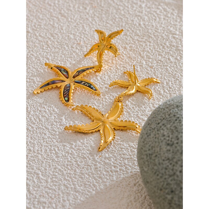 Starfish Flower Earrings Manufacturer - JINYOU 786 Fashion Big Drop for Women