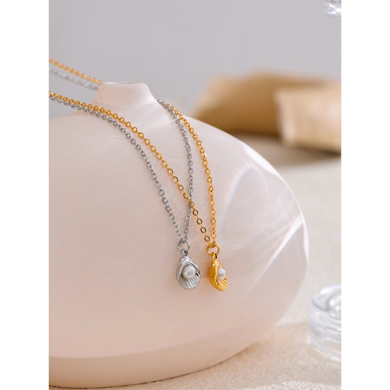 Shell Pearl Necklace Supplier - JINYOU 4789 New Arrival Natural Pearl