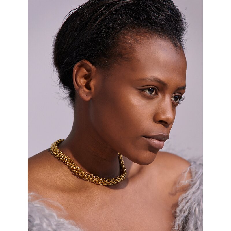 Metal Chain Set Manufacturer - JINYOU 606 Waterproof 18K Gold Plated Stainless