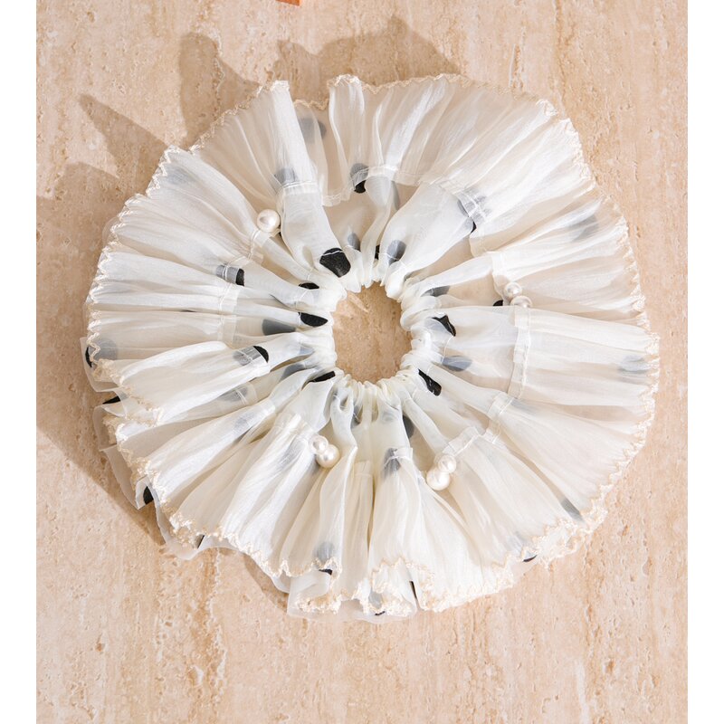 Dotted Hairband Manufacturer - JINYOU 0024 New Trend Polyester Fabric Cherry