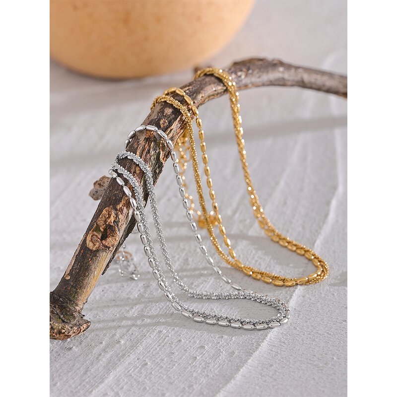 Double Layer Anklet Manufacturer - JINYOU 1828 Classic Exquisite Chain