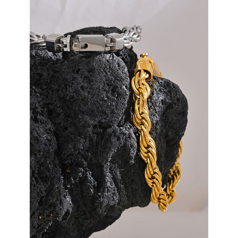 Twisted Chain Bracelet Manufacturer - JINYOU 5004 Size 22510mm 316L