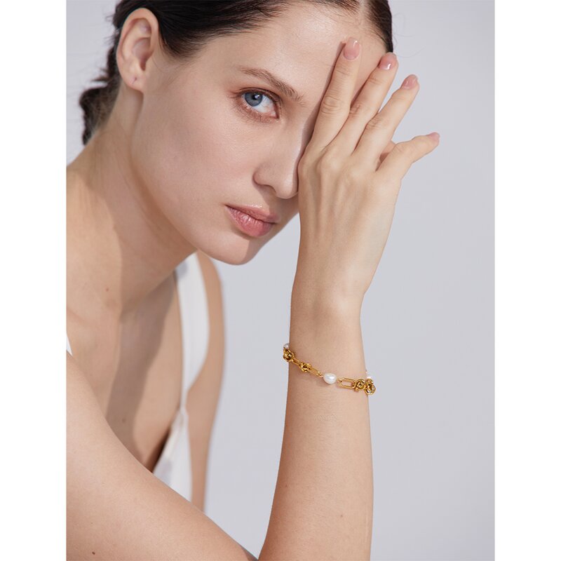 Natural Pearl Set Supplier - JINYOU 241 Fashion Trendy Stainless Steel Chain