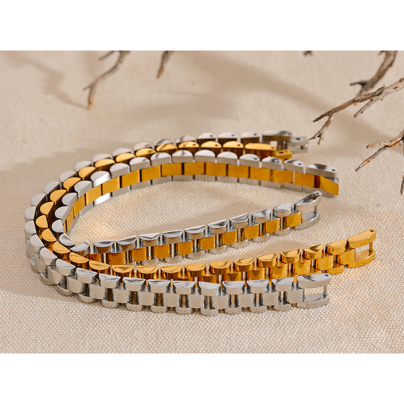 Metal Cuban Bracelet Supplier - JINYOU 280 Men 20cm Stainless Steel Statement