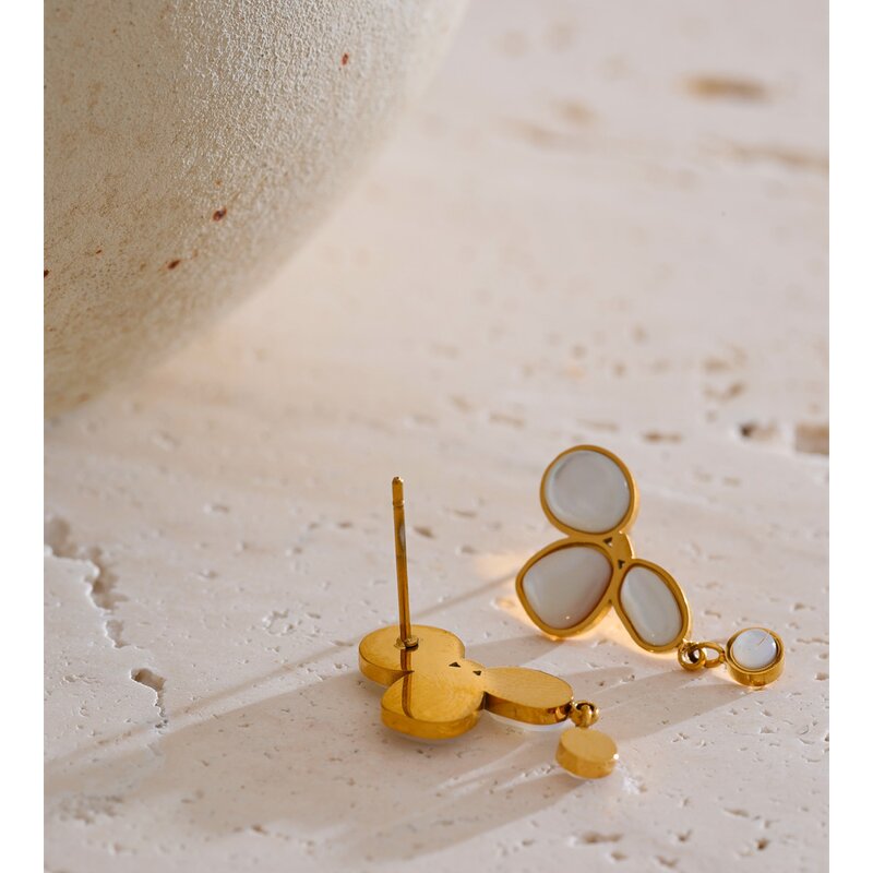 Korean Earrings Manufacturer - JINYOU 1206 Fashion 18K Gold Plated