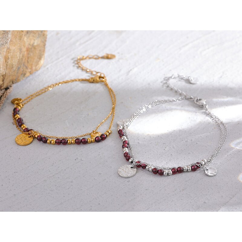 Layered Anklet Supplier - JINYOU 2169 Stainless Steel Summer 2025 Chic