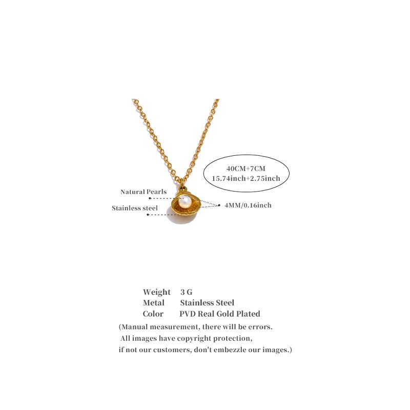 Shell Pearl Necklace Supplier - JINYOU 4789 New Arrival Natural Pearl
