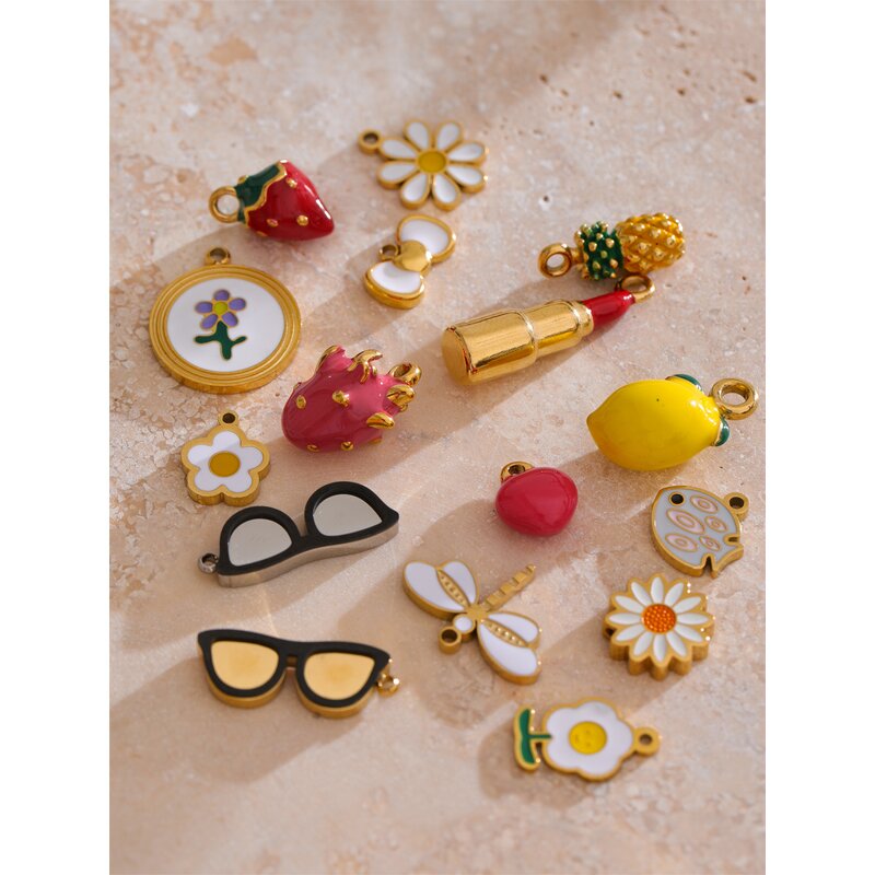 Cartoon Accessories Manufacturer - JINYOU 0185 Cute Fruits Pineapple Strawberry