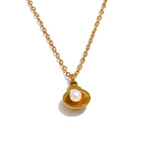 Shell Pearl Necklace Supplier - JINYOU 4789 New Arrival Natural Pearl