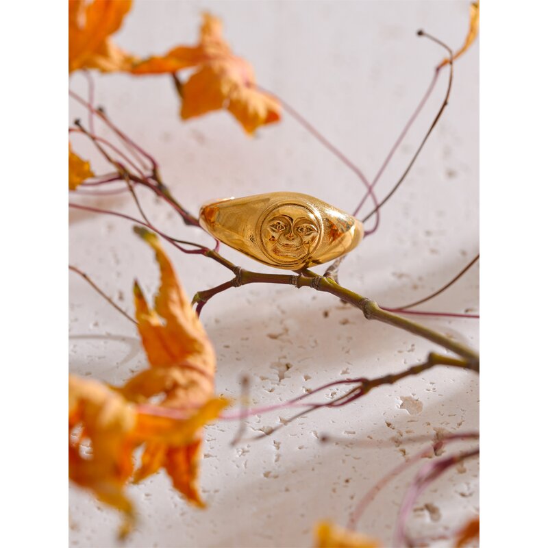 Metal Sun Finger Ring Manufacturer - JINYOU 5513 New Arrival Waterproof PVD