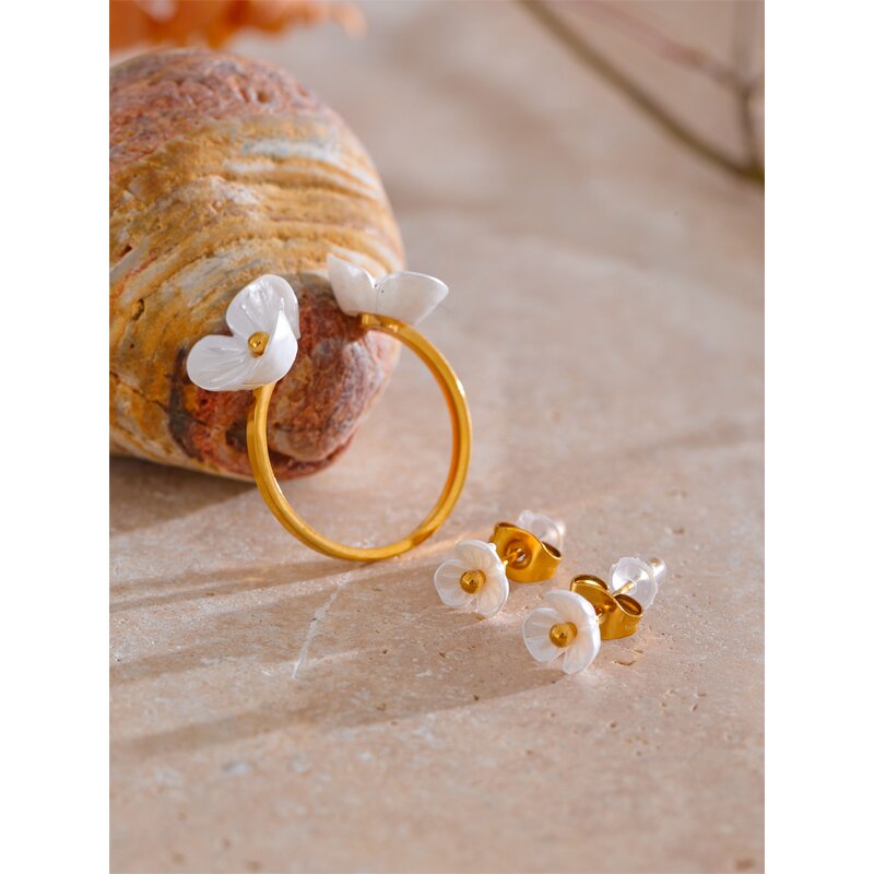 Resin Flower Jewelry Supplier - JINYOU 4425 Stainless Steel Waterproof PVD