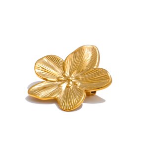 Metal Flower Brooch Supplier - JINYOU 5054 New Arrival Waterproof PVD Stainless