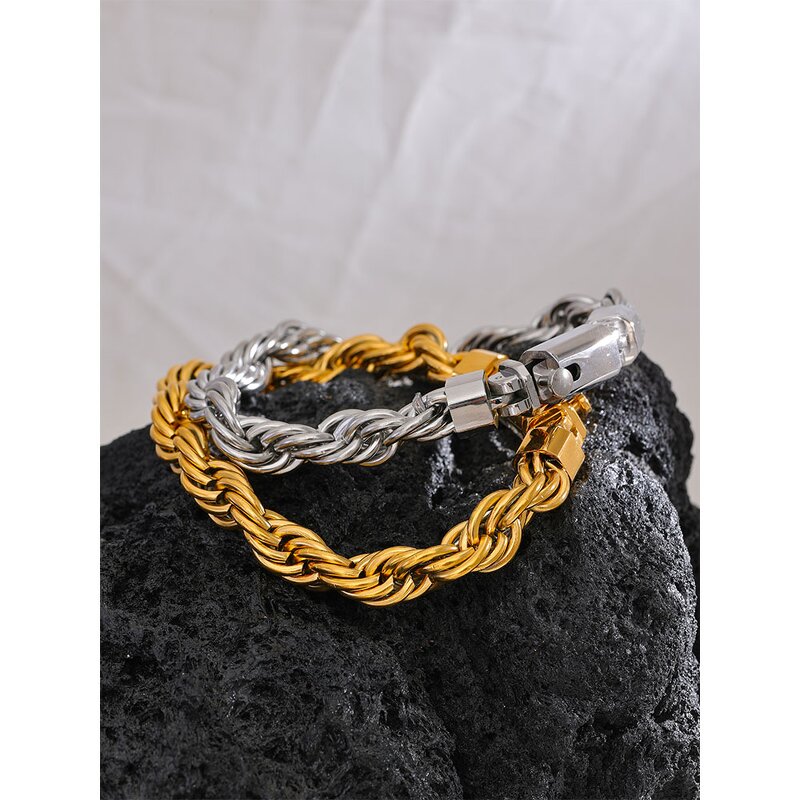 Twisted Chain Bracelet Manufacturer - JINYOU 5004 Size 22510mm 316L