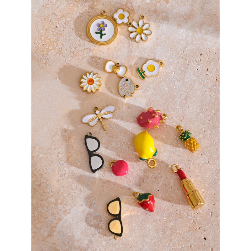 Cartoon Accessories Manufacturer - JINYOU 0185 Cute Fruits Pineapple Strawberry