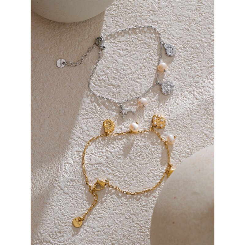 Pearl Chain Bracelet Manufacturer - JINYOU 4952 New Arrival Natural Waterproof