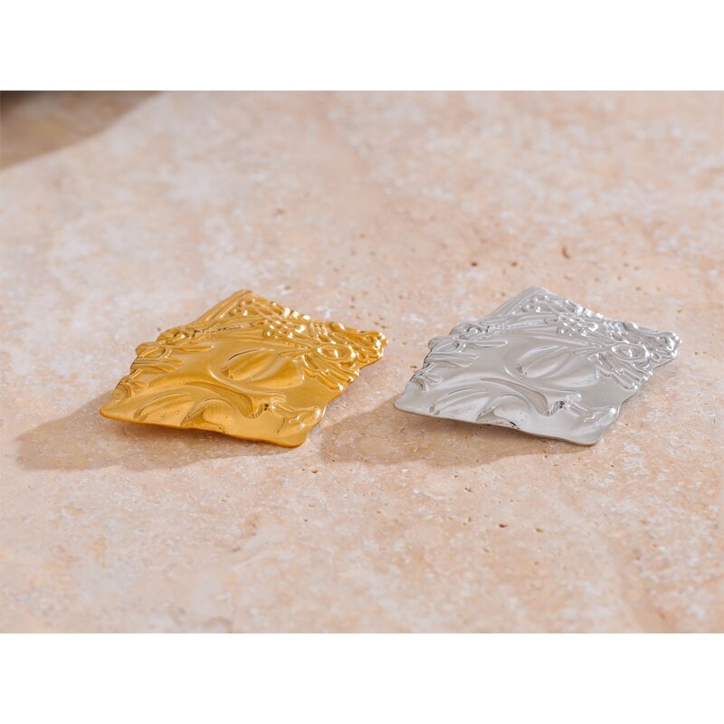 Face Shape Brooch Supplier - JINYOU 4520 New Fashion Stainless Steel Metal