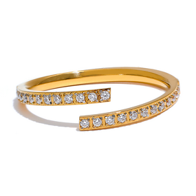 Minimalist Zircon Ring Manufacturer - JINYOU 1180 Exquisite Cubic Zirconia