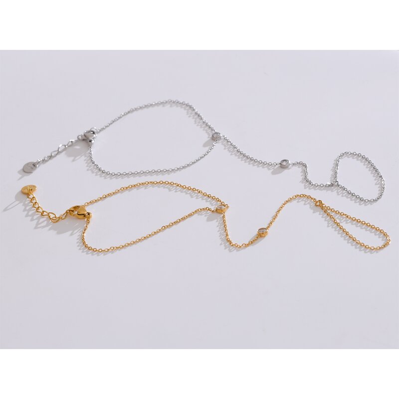 Zircon Beads Bracelet Manufacturer - JINYOU 4547 New Design PVD 16k Gold