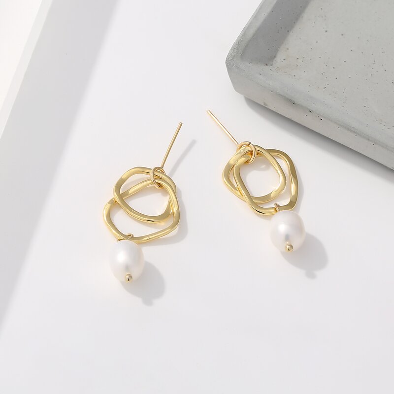Geometric Minimalist Earrings Manufacturer - JINYOU 942 Fashion Charm Korean