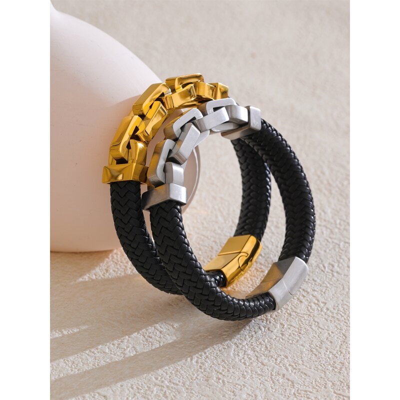 Wide Bracelet Bangle Manufacturer - JINYOU 5454 Fashion Design 64mm Stainless