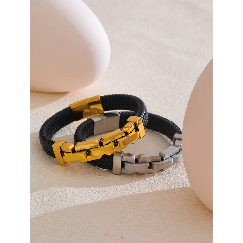 Wide Bracelet Bangle Manufacturer - JINYOU 5454 Fashion Design 64mm Stainless