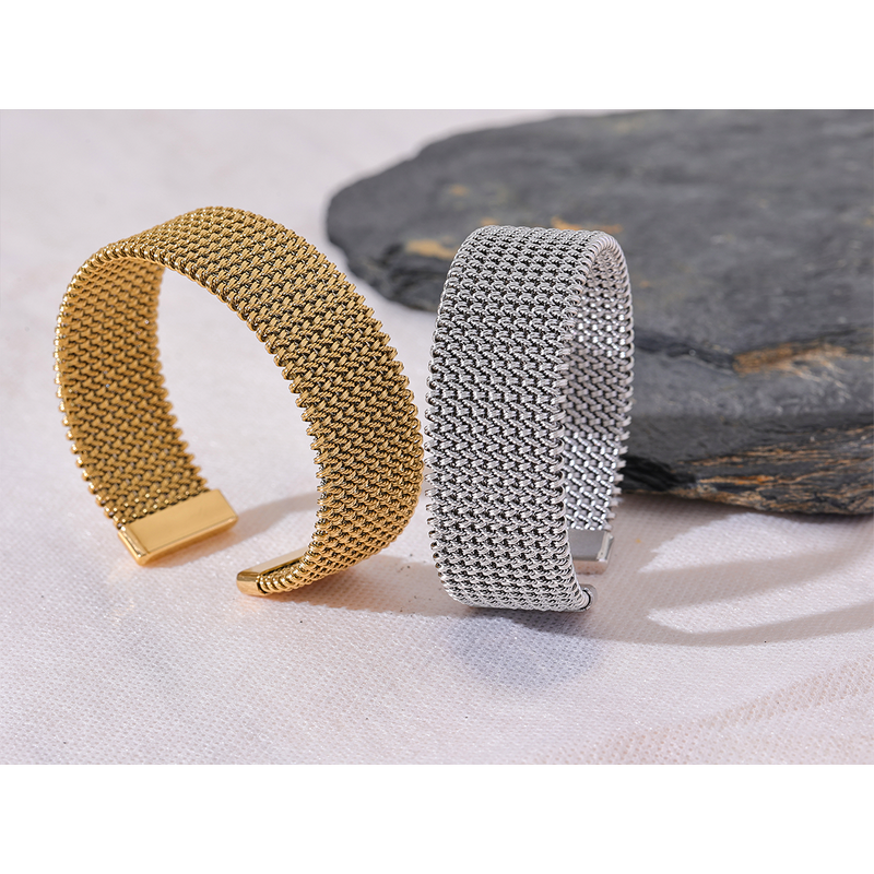 Metal Wide Bracelet Supplier - JINYOU 2955 Waterproof 23mm Stainless Steel