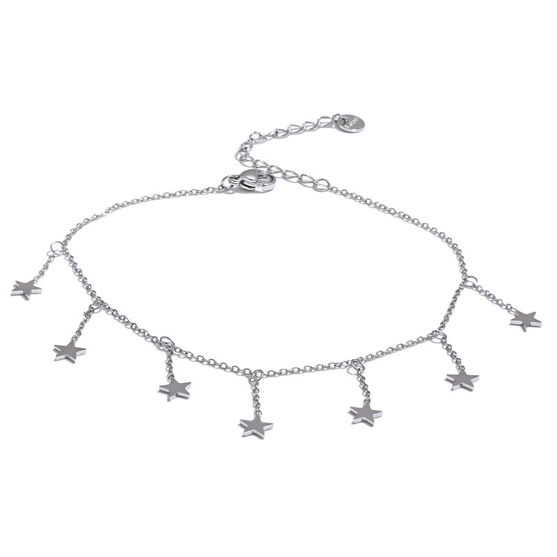 Long Star Anklet Supplier - JINYOU 687 316L Stainless Steel Summer Beach