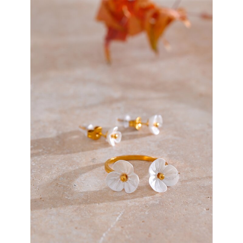 Resin Flower Jewelry Supplier - JINYOU 4425 Stainless Steel Waterproof PVD