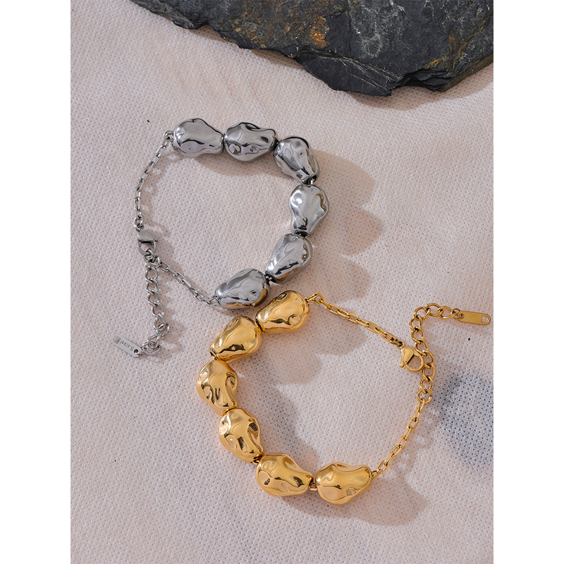 Statement Jewelry Set Manufacturer - JINYOU 2964 Waterproof Stainless Steel Gold