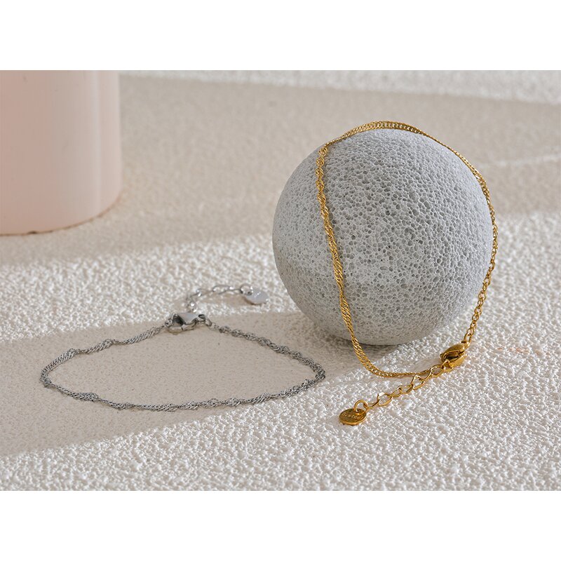 Metal Chain Anklet Supplier - JINYOU 567 Fashion Statement Stainless Steel