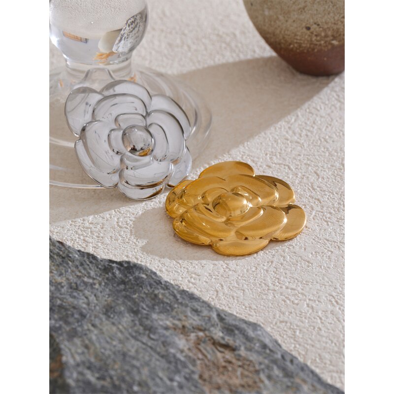 Metal Flower Brooch Supplier - JINYOU 5185 New Arrival Waterproof Stainless