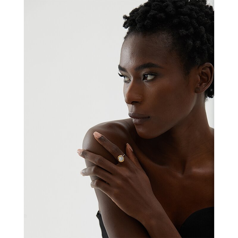 Sea Shell Ring Manufacturer - JINYOU 2155 Casting 18K Gold Tarnish Free