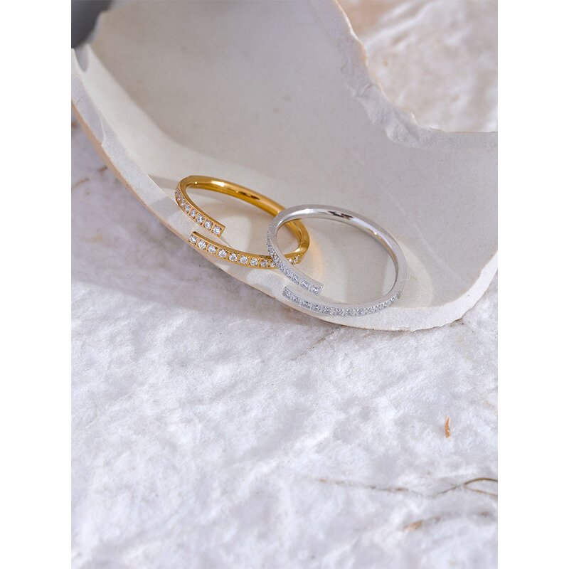 Minimalist Zircon Ring Manufacturer - JINYOU 1180 Exquisite Cubic Zirconia