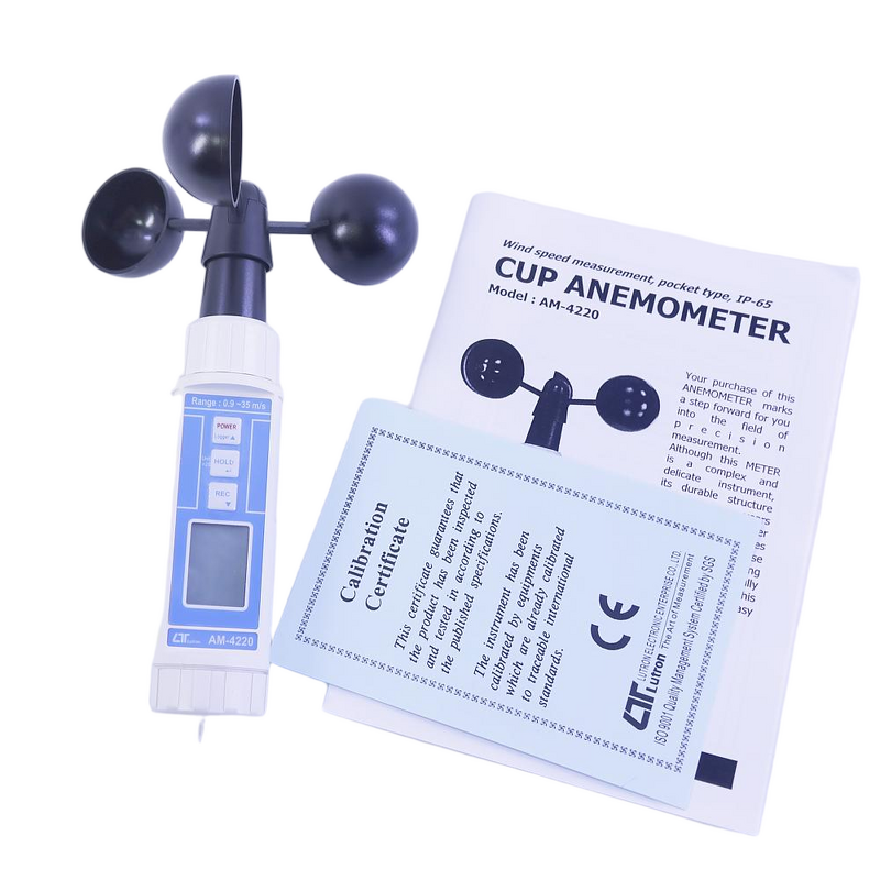 Digital Anemometer Manufacturer - Cup Vane Wind Speed Tester