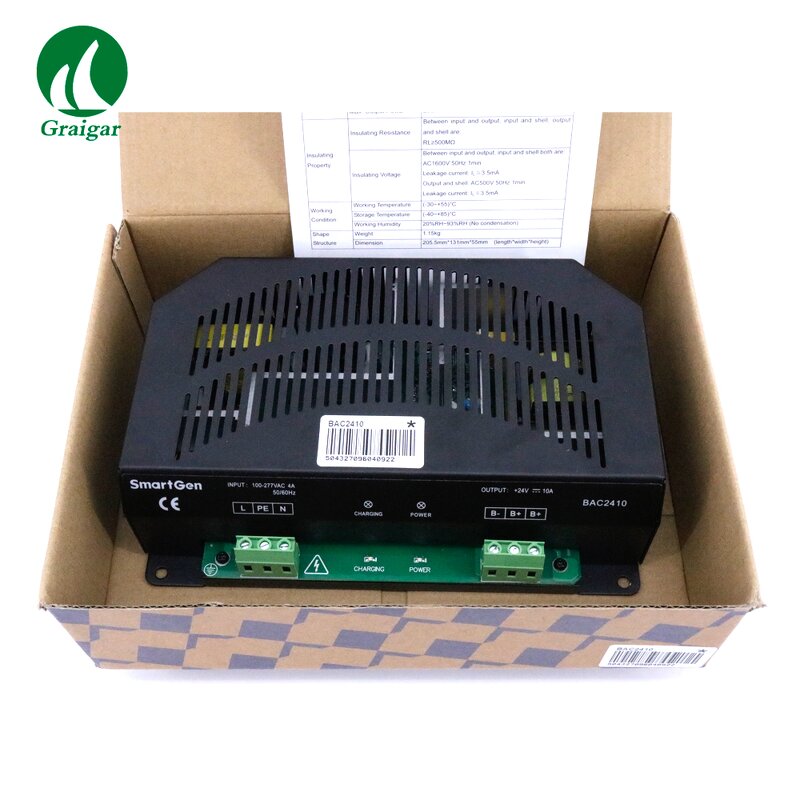Battery Charger Manufacturer - Floating Two-stage Charger 24V 10A