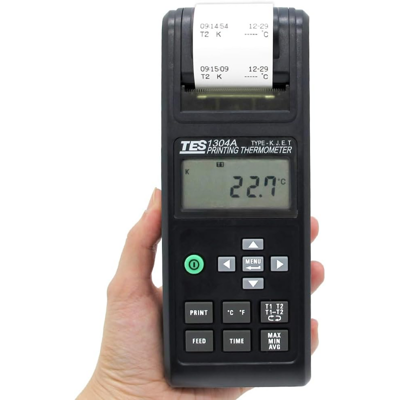 Printing Thermometer Supplier - K/J/E/T Type Temperature Meter