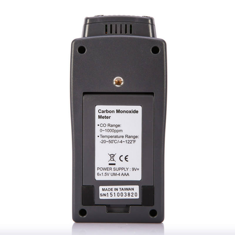 Carbon Monoxide Meter Supplier - CO Gas Detector 0-1000ppm