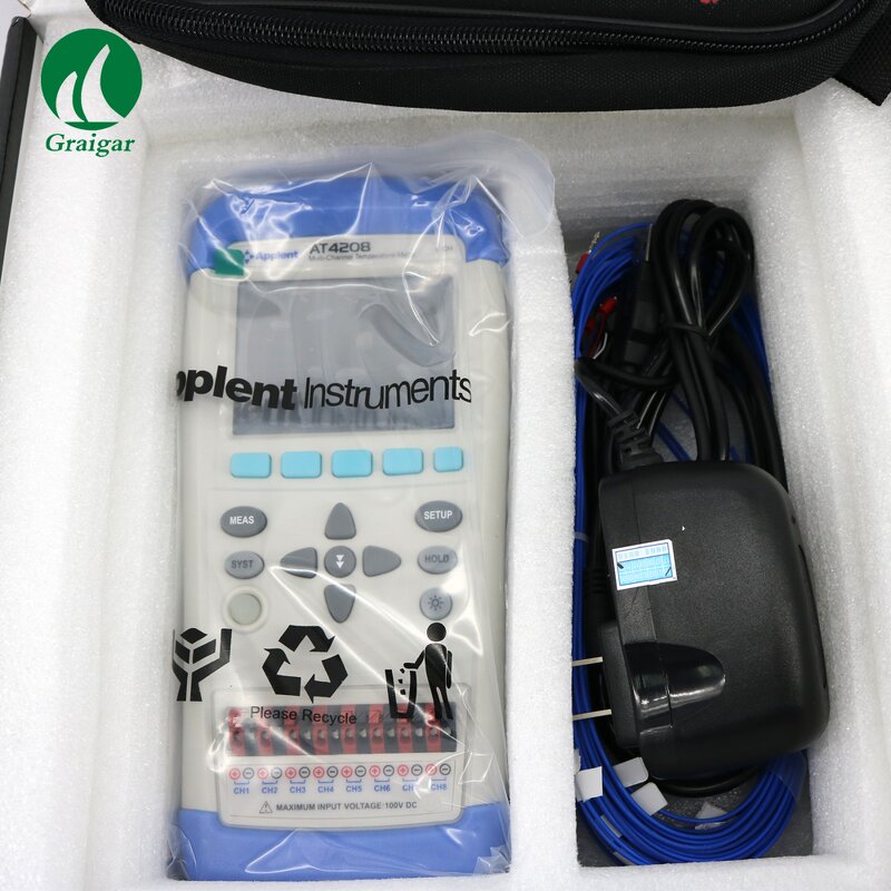 Temperature Meter Manufacturer - 8 Channels Handheld Temperature Meter