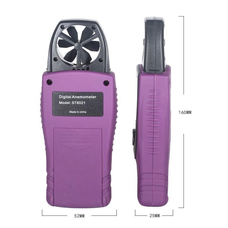 Digital Anemometer Factory - Remote Fan Air Flow Wind Speed Meter