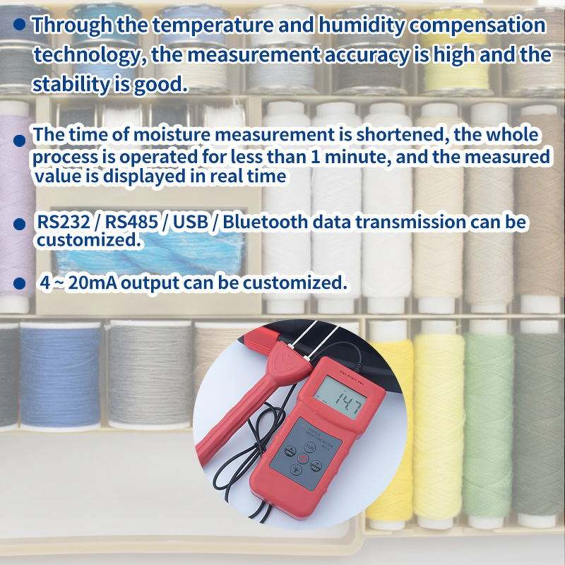 Textile Moisture Meter Factory - Garment Wool Fabric Hygrometer