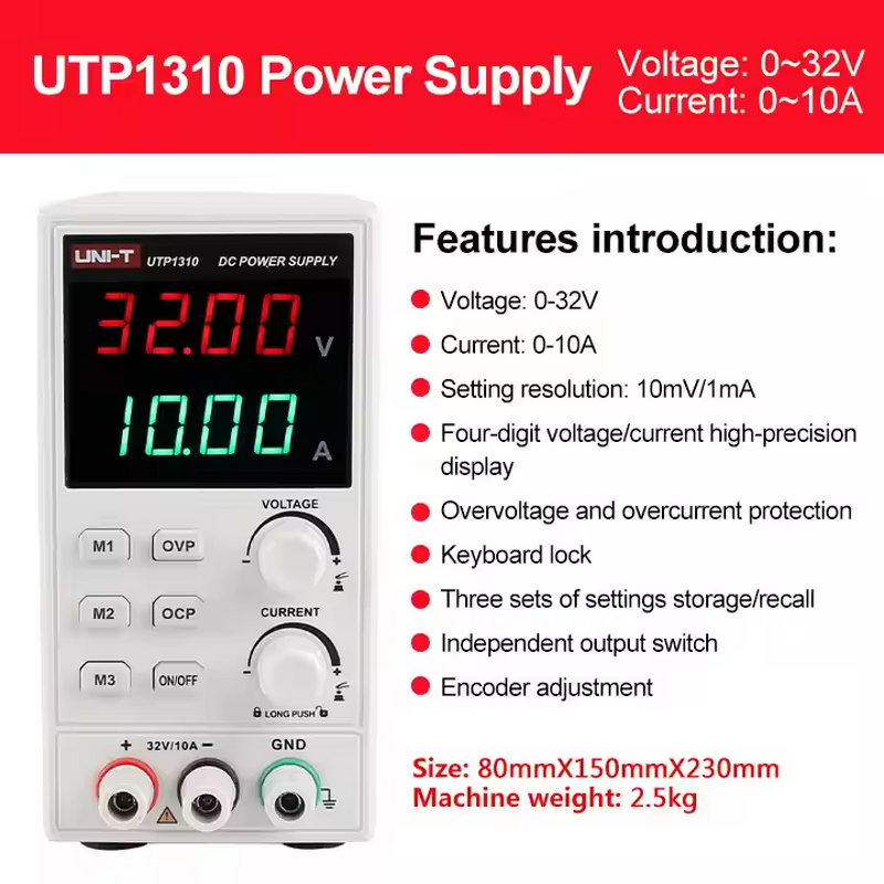 DC Power Supply Manufacturer - Dual DC Power Supply 32V 10A