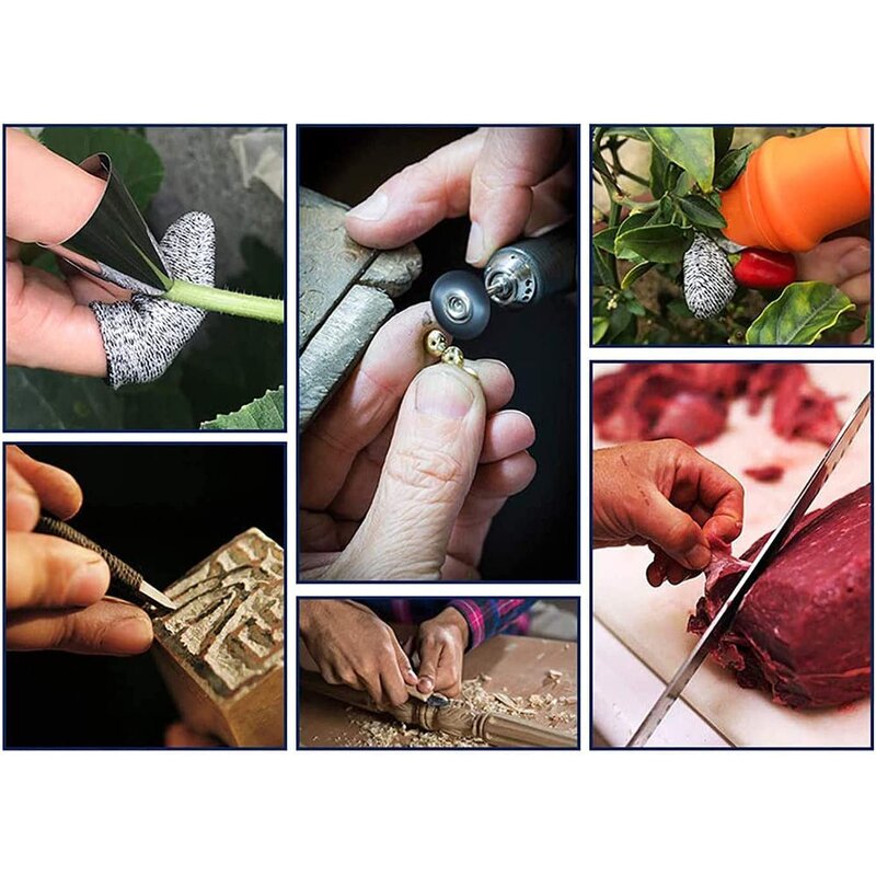 HPPE Finger Sleeves Factory - Cut Resistant Protector for Kitchen