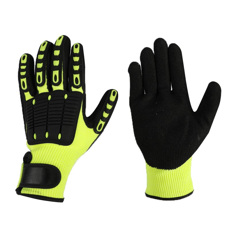 Anti Impact Gloves Supplier - Hot Selling Yellow Mechanic High Performance